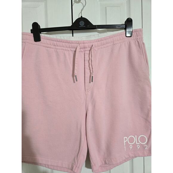 Polo Ralph lauren xxl men's pink athletic sweat shorts - Picture 3 of 11